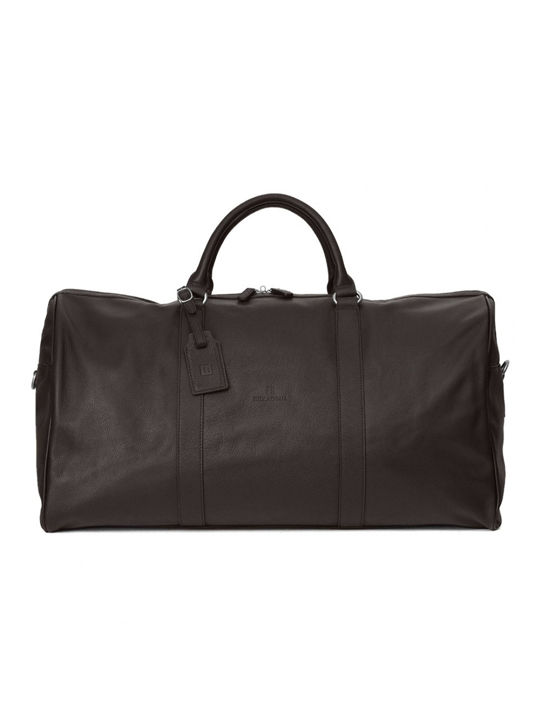 Pánská celokožená cestovní taška Hexagona Bolt – hnědá